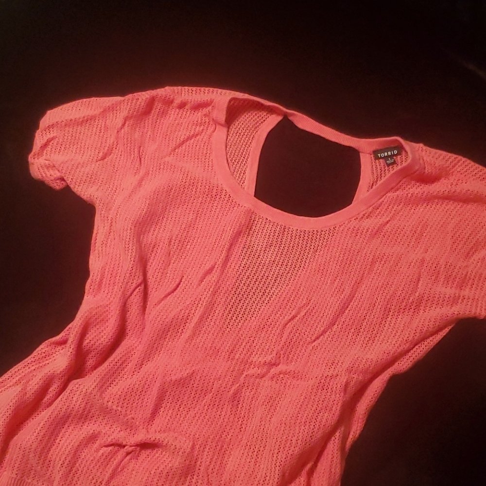 Crisscross back sweater